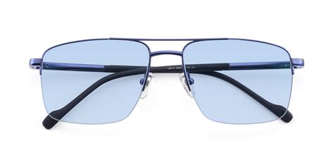 prada blue light blocker|Blue Lenses Sunglasses With Triangle Logo .